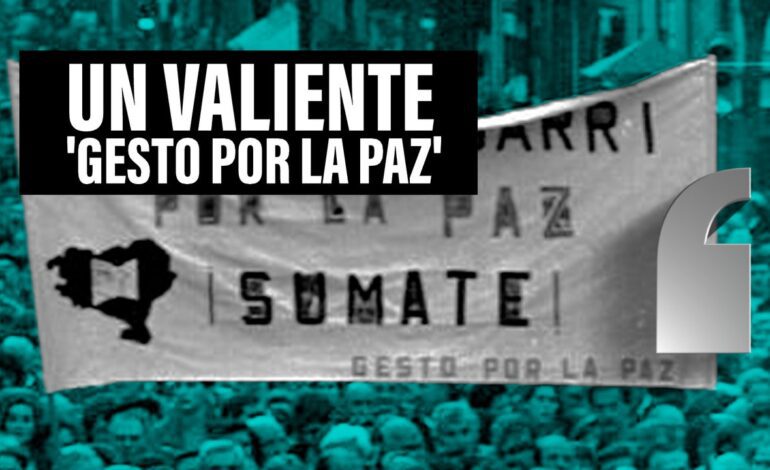valentía, silencio y un pequeño lazo azul que dijo «basta» a ETA