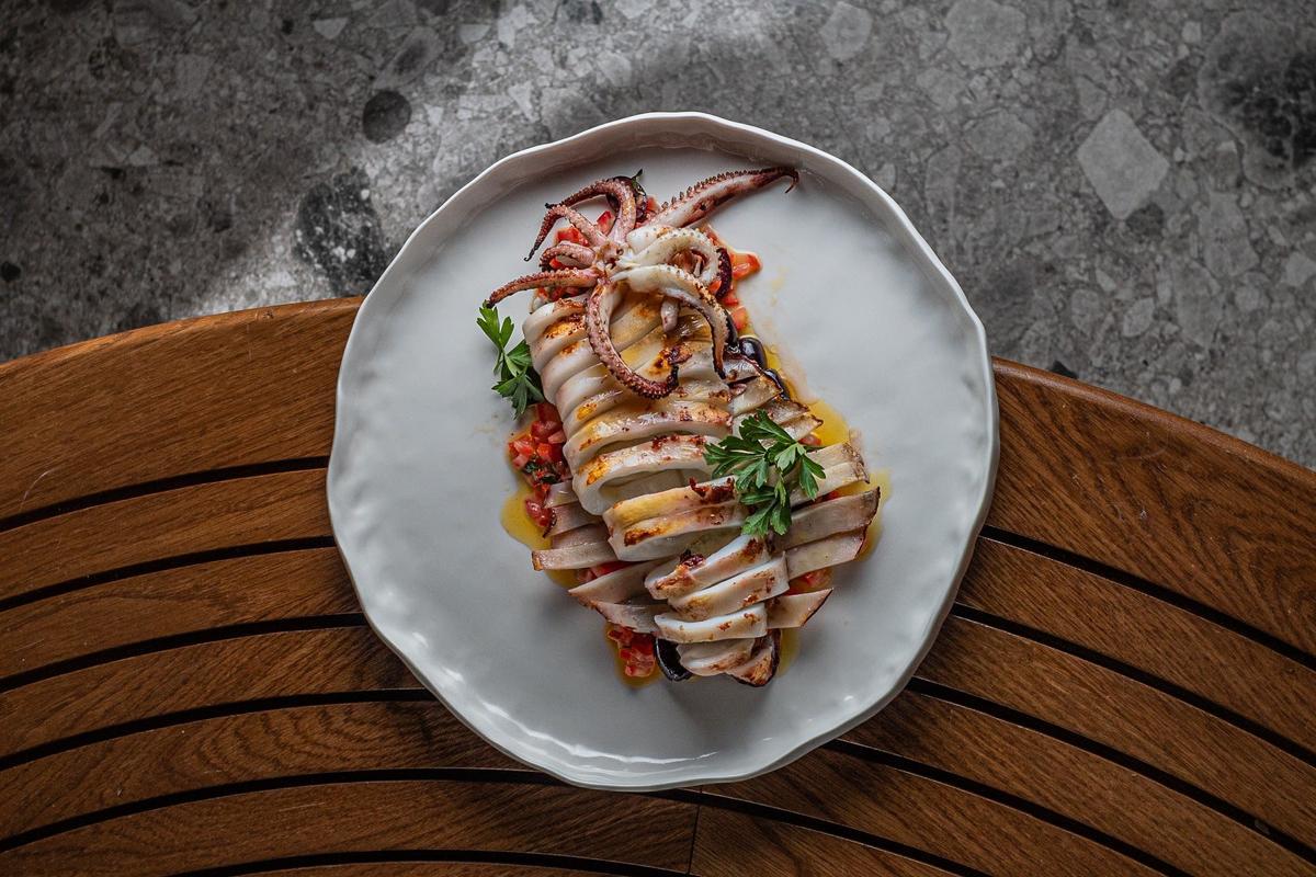 Calamares a la plancha.