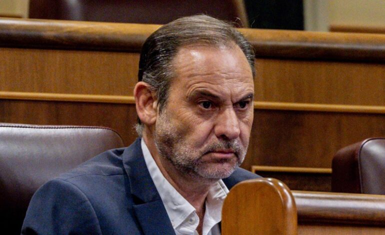 El Supremo comunica al Congreso que no puede suspender a Ábalos hasta que el auto de prisión sea firme