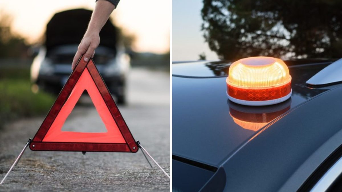 Los únicos conductores que no estarán obligados a llevar la V-16 y podrán usar triángulos de emergencia