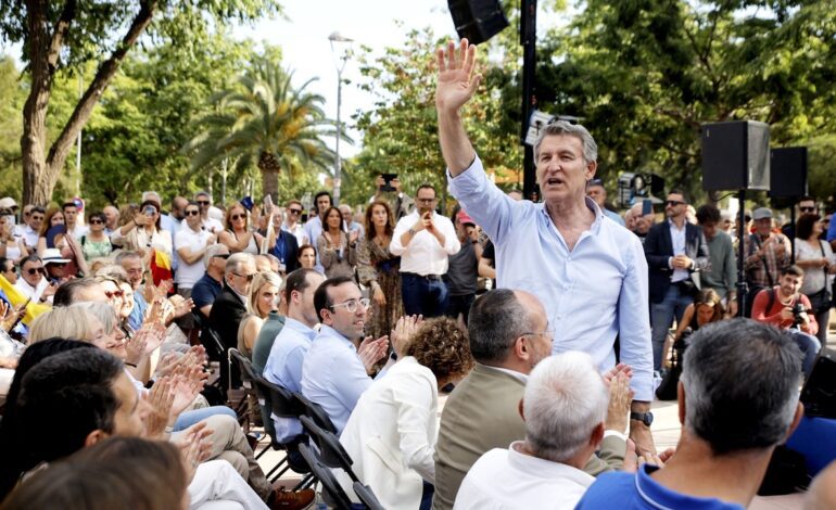 Manifestación del PP, en directo