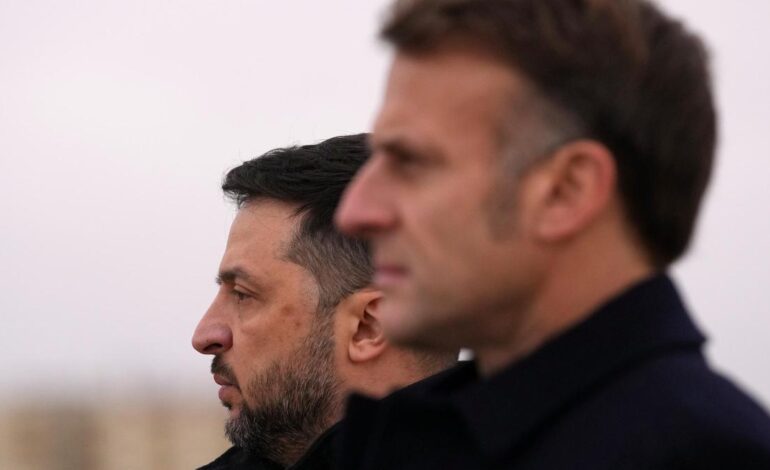 UCRANIA | Macron recibe a Zelenski para cerrar un acuerdo de armamento y darle respaldo político