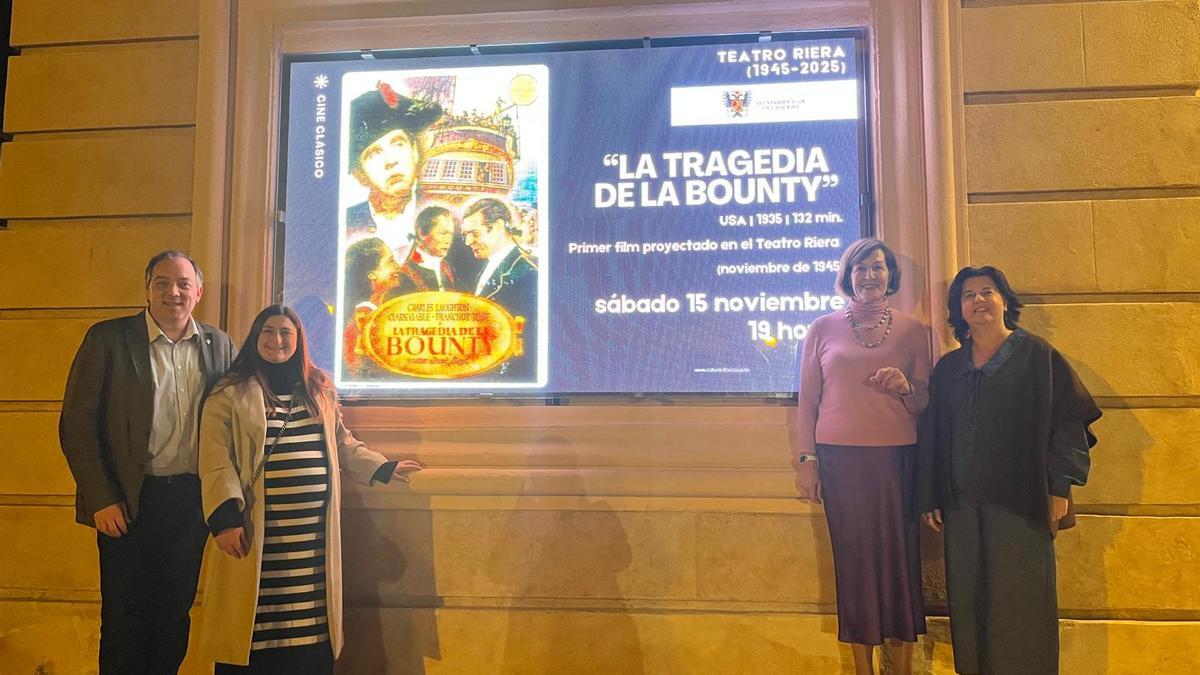 el teatro Riera de Villaviciosa celebra sus ochenta años con la misma película que se proyectó en su inauguración