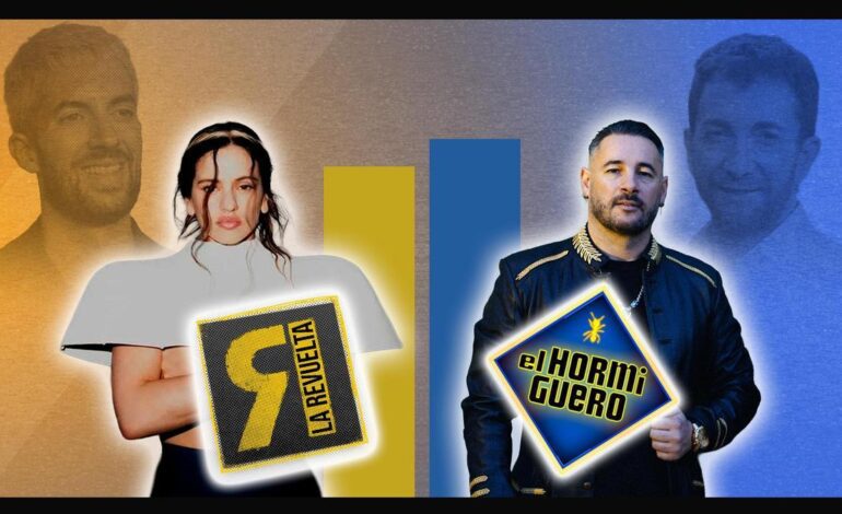 Rosalía regala a Broncano el programa de ‘La Revuelta’ más visto de la historia, que arrolla en audiencia a ‘El Hormiguero’