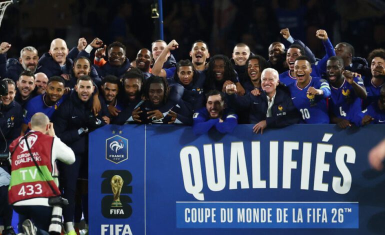 Francia se clasifica al Mundial de Fútbol 2026 al superar en casa por 4-0 a Ucrania
