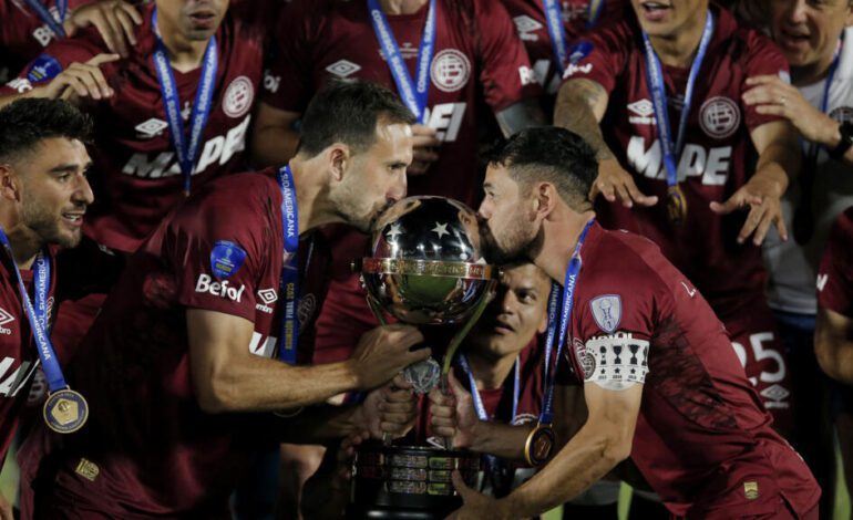 El Club Atlético Lanús se consagra campeón por segunda vez de la Copa Sudamericana