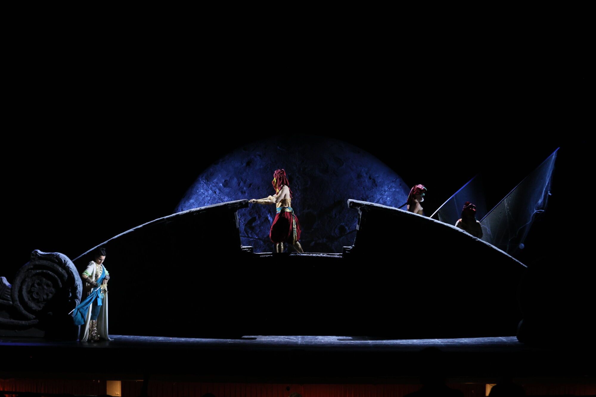 ensayos de ópera "orlando furioso" en el teatro campoamor