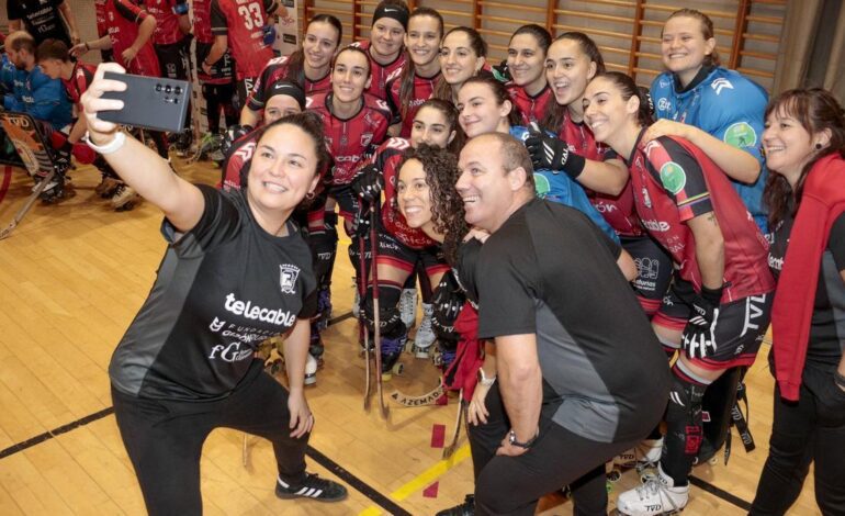 TELECABLE HOCKEY | Jornada de fiesta y juventud en Mata Jove: así fue la presentación oficial de todas las plantillas del Telecable Hockey
