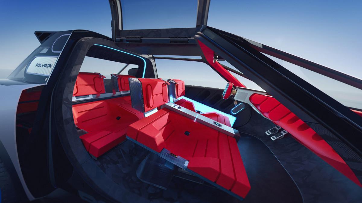 Interior del Peugeot Polígono Concept