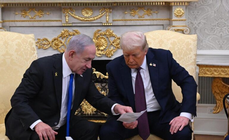 Trump solicita al presidente israelí que indulte a Netanyahu, juzgado por corrupción
