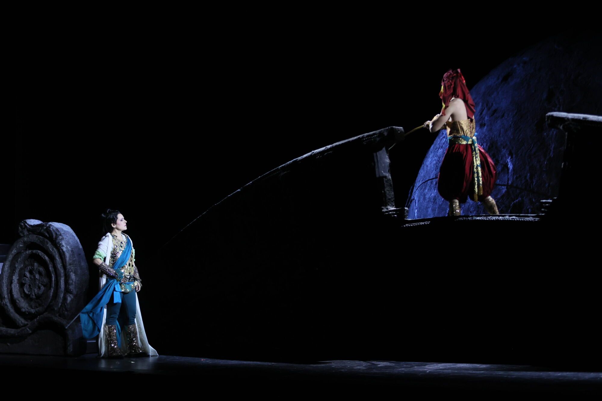 ensayos de ópera "orlando furioso" en el teatro campoamor