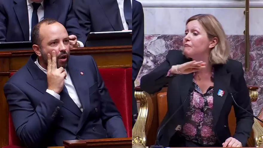 Momento tenso en la Asamblea francesa tras un comentario sexista de un diputado de extrema derecha: "¡Esto es inaceptable!"