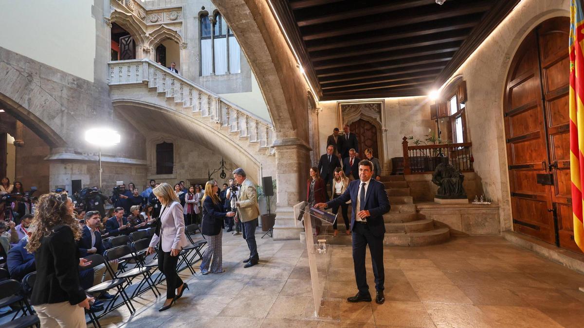 Mazón comparecerá en las Cortes Valencianas sobre la dana el martes 11 de noviembre