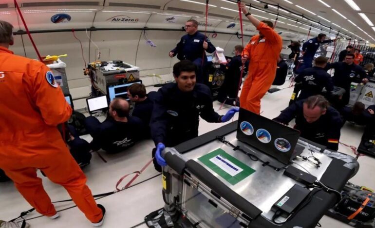 Producen tejido muscular impreso en 3D a gravedad cero