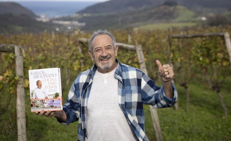 LIBRO KARLOS ARGUIÑANO | Karlos Arguiñano: «Cuando cocino, pienso en la gente que gana 1.000 o 1.200 euros al mes»