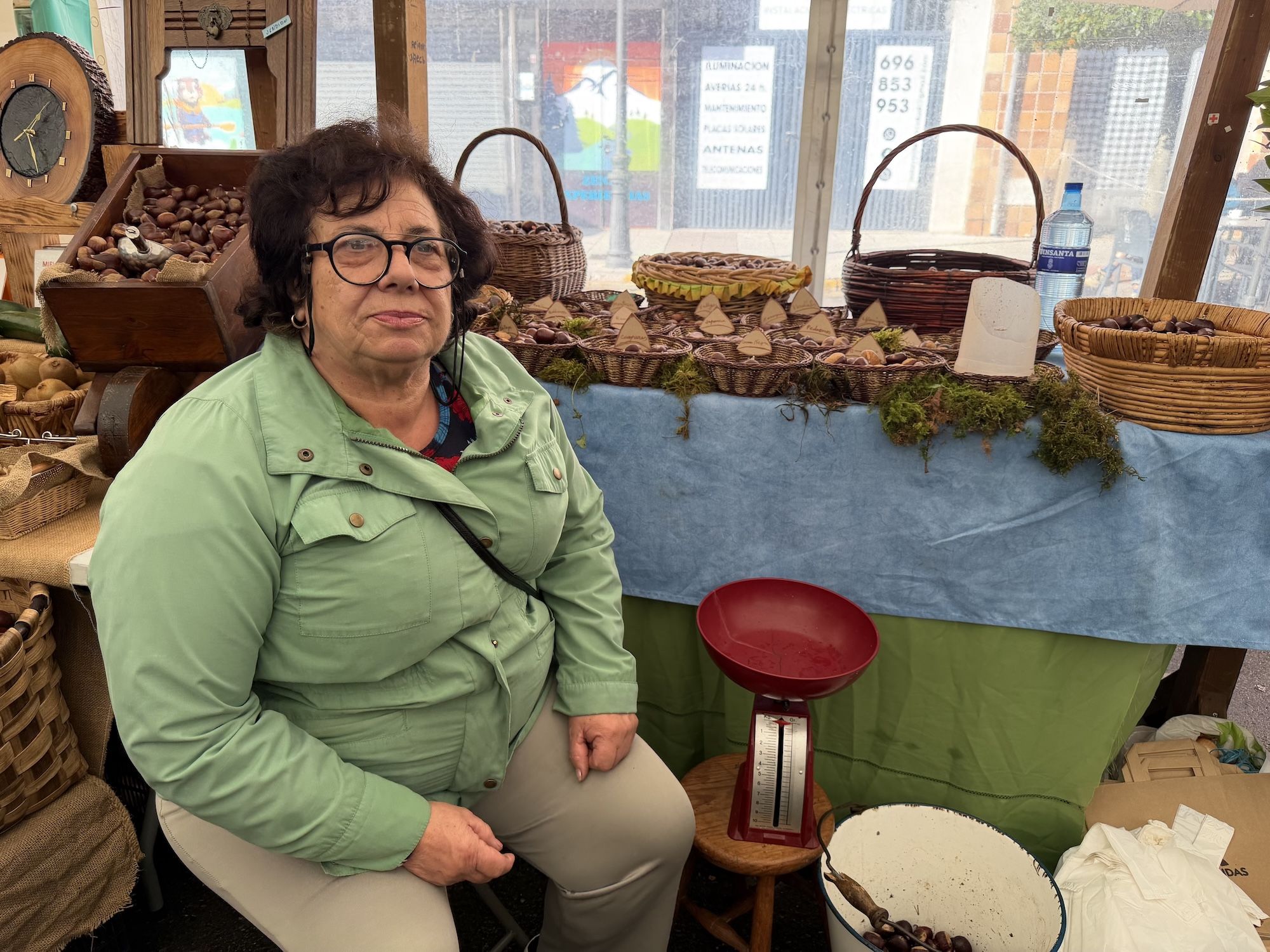 Concurso de castañas y productos de la huerta en Arriondas