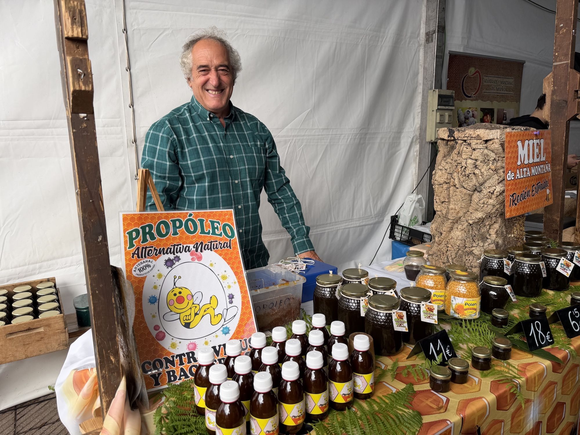 Concurso de castañas y productos de la huerta en Arriondas