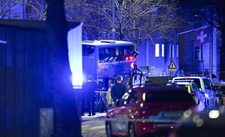 Al menos tres muertos por el atropello de un autobús en Estocolmo