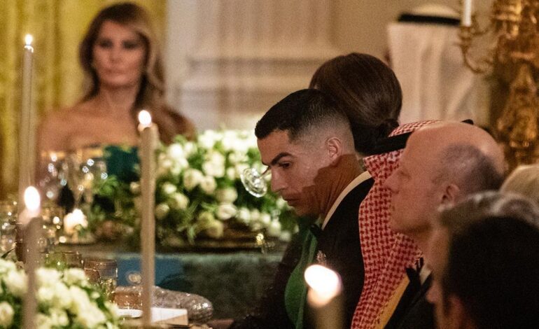 Cristiano Ronaldo, invitado de honor en la cena de Trump y el príncipe saudí