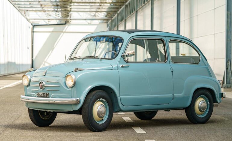 El Fiat 600 celebra 70 años con un homenaje eléctrico de 400 km de autonomía