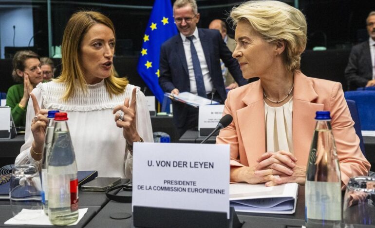 Las concesiones de Von der Leyen rebajan la tensión con la Eurocámara que mantiene el pulso por presupuesto comunitario