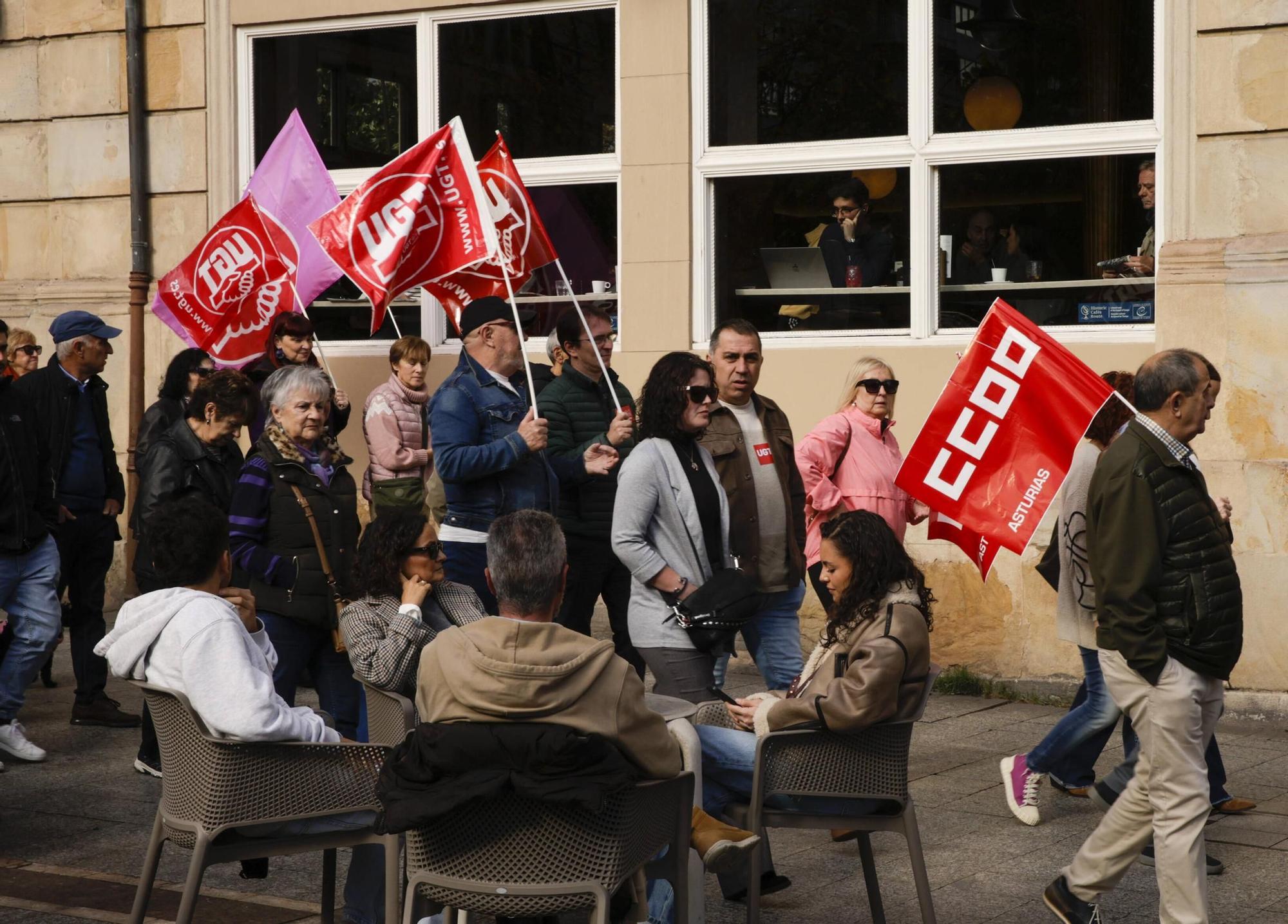 La movilización por la salud pública en Gijón, en imágenes