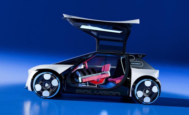 El Peugeot Polygon Concept cambia las reglas del diseño con su volante Hypersquare