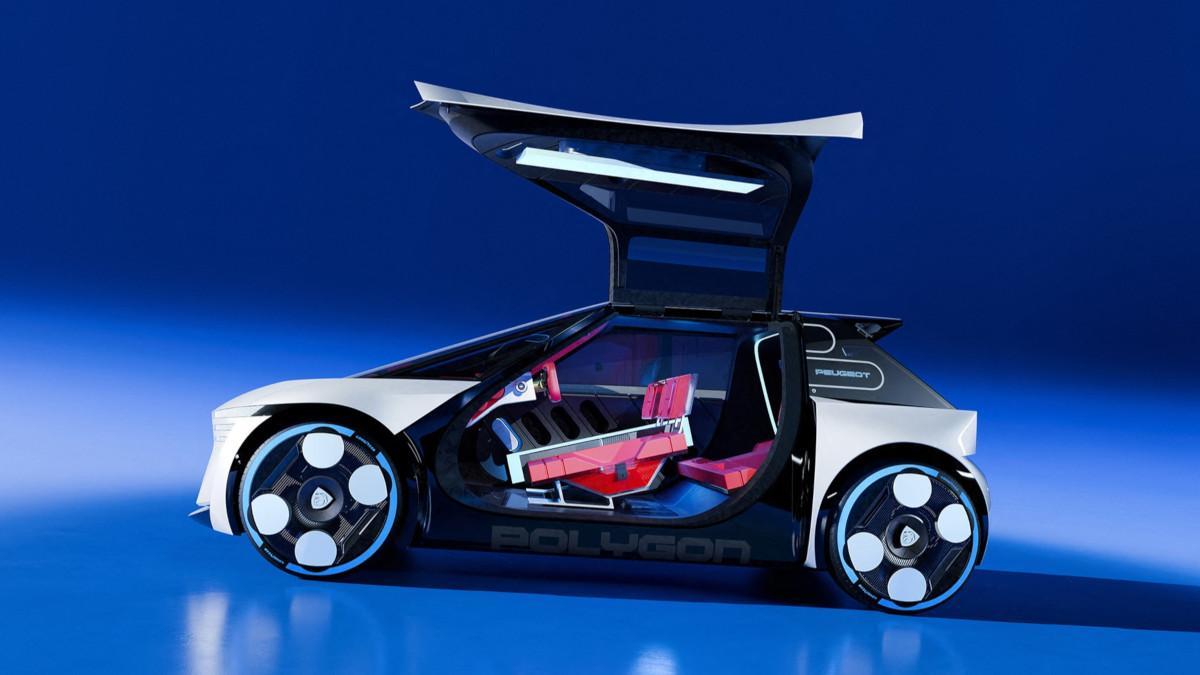 El Peugeot Polygon Concept cambia las reglas del diseño con su volante Hypersquare