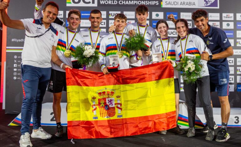 La Selección Española de Trial conquista su séptimo título mundial por equipos consecutivo en Riyadh