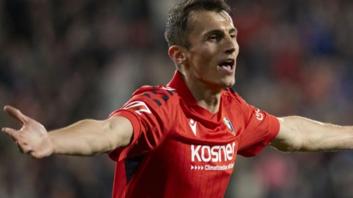 Ante Budimir, baja para el partido ante el Sevilla por lesión