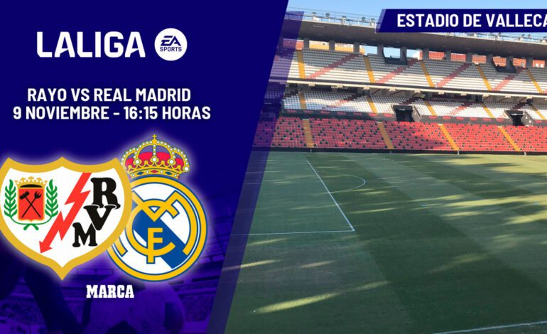 Alineaciones probables del Real Madrid frente al Rayo Vallecano en LaLiga EA Sports