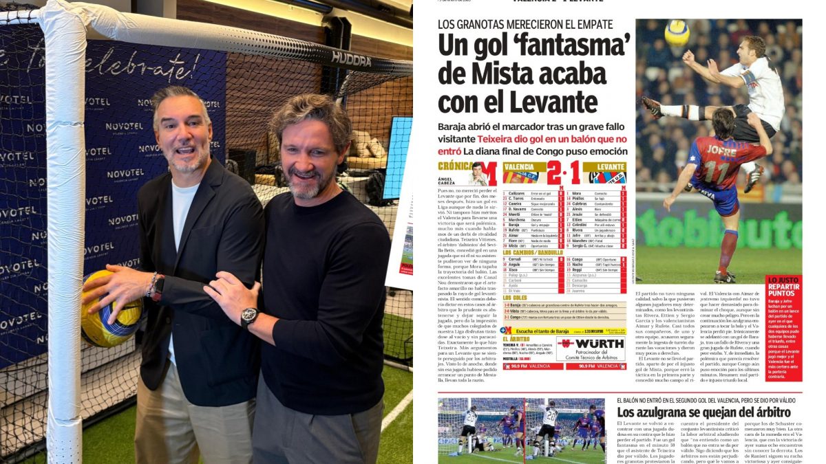 Mista y Mora reviven el polémico derbi valenciano de 2005 que hoy en día podría repetirse