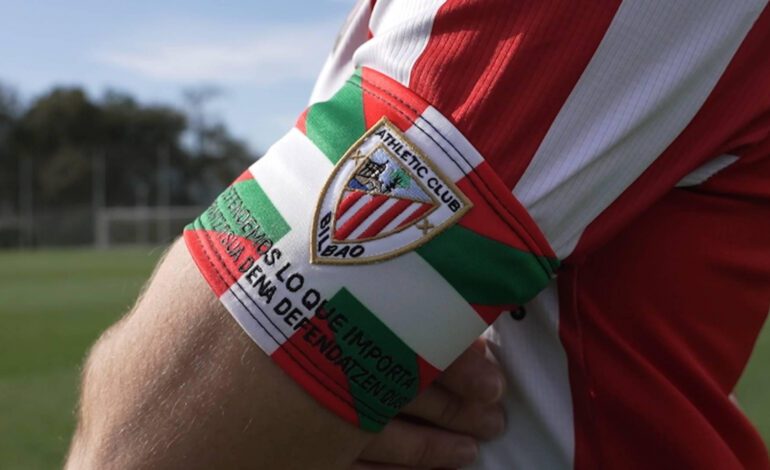 Los capitanes del Athletic lucirán un brazalete especial en defensa de los derechos de la infancia