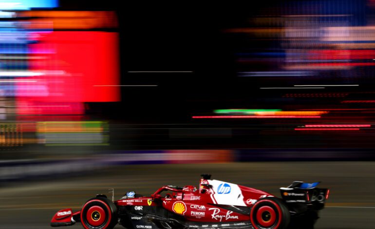 Leclerc manda en el frío de Nevada, con Verstappen cuarto y Sainz quinto