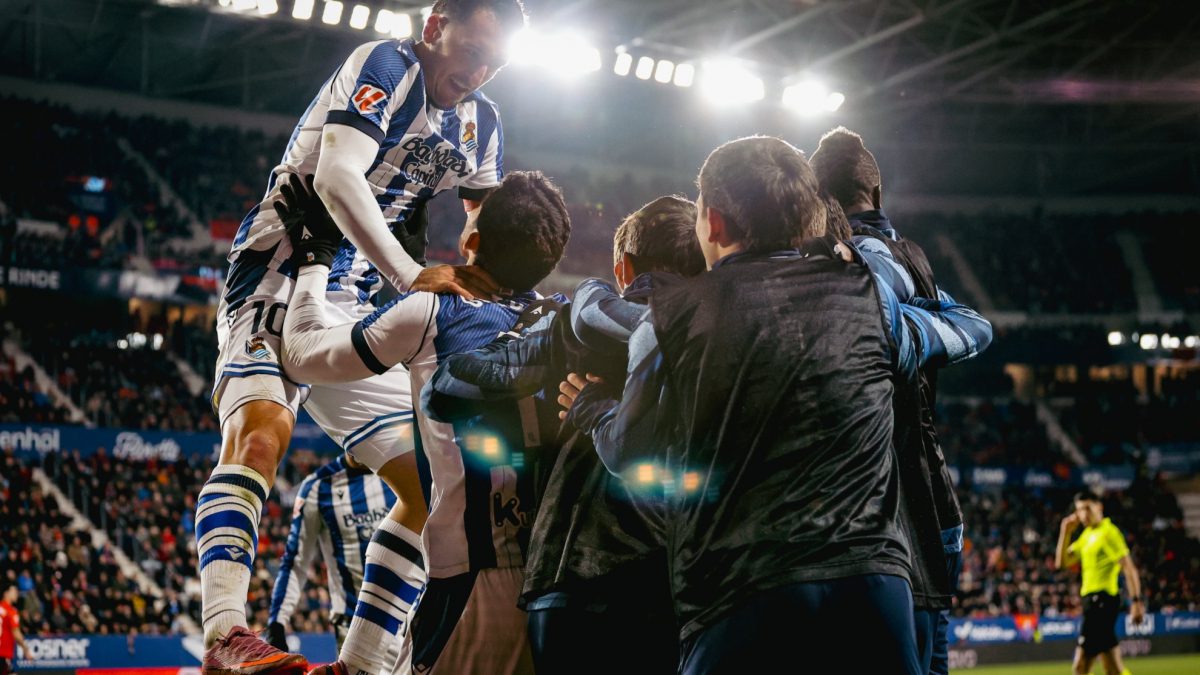 Y al partido 36 perdiendo la Real ganó