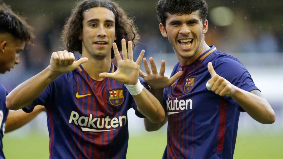Los siete minutos de Cucurella con el primer equipo del Barcelona