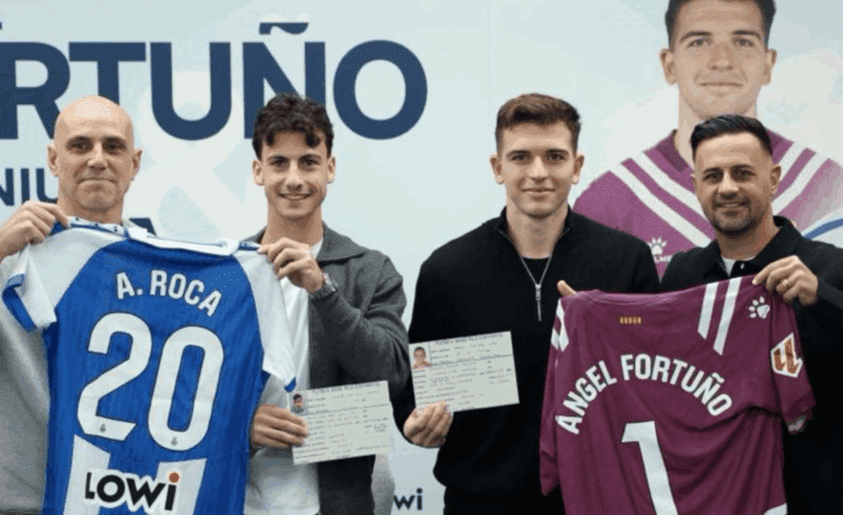 El Espanyol rinde homenaje a Fortuño y Antoniu Roca