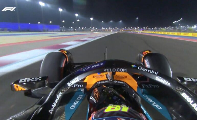 Piastri pole, lleva a Norris contra la pared; Max espera su turno en carrera