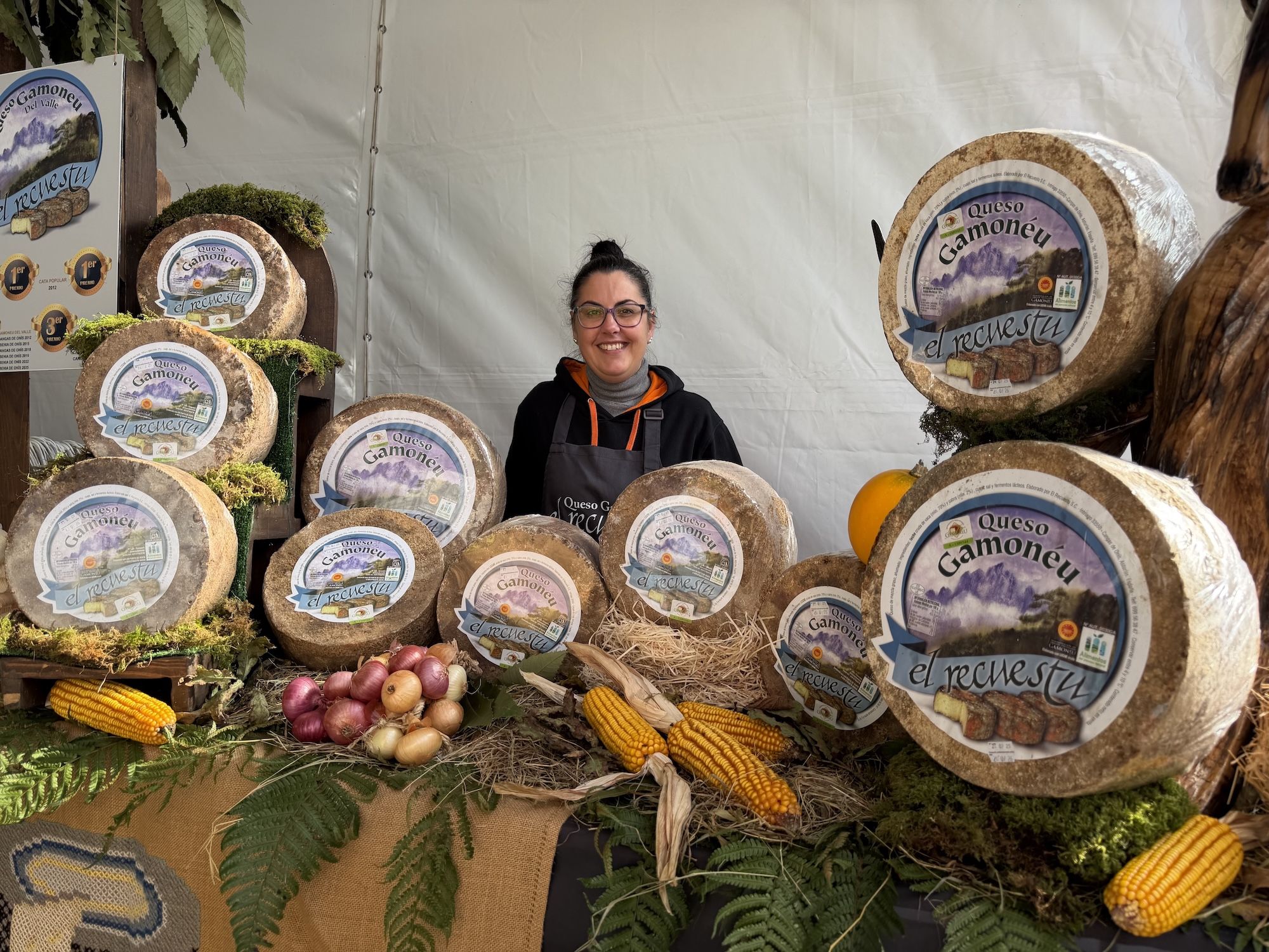 Concurso de castañas y productos de la huerta en Arriondas