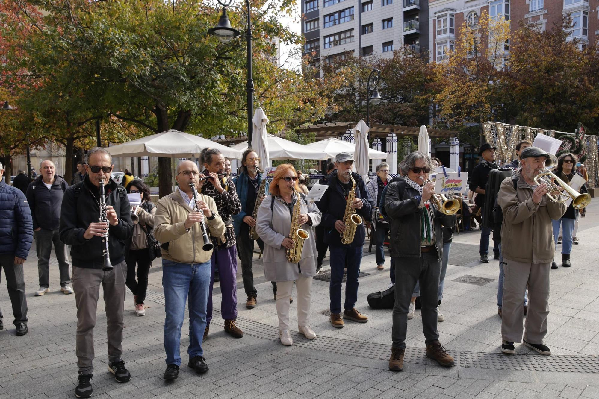 La movilización por la salud pública en Gijón, en imágenes