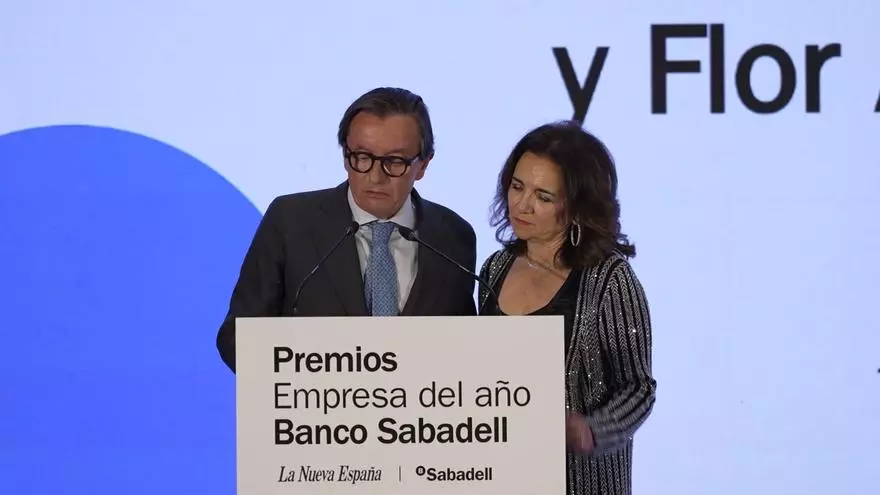 Premios Banco Sabadell Empresa del Año: Alfredo Suárez y Flor Álvarez (Lloriana), premio Emprendedores del Año