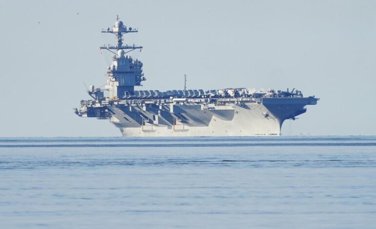 El portaaviones más grande de Estados Unidos entra al Caribe en medio de la disputa con Venezuela