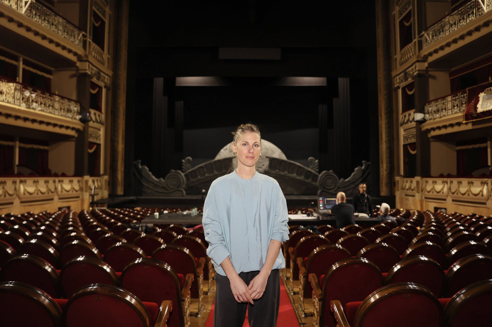 ensayos de ópera "orlando furioso" en el teatro campoamor