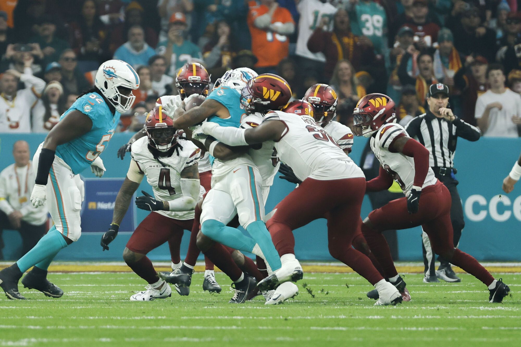 NFL en Madrid: Miami Dolphins - Washington Commanders.