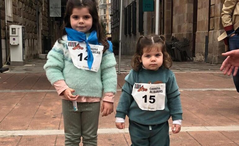 La casina Mía Fernández, campeona (en madreñas) en Torrelavega