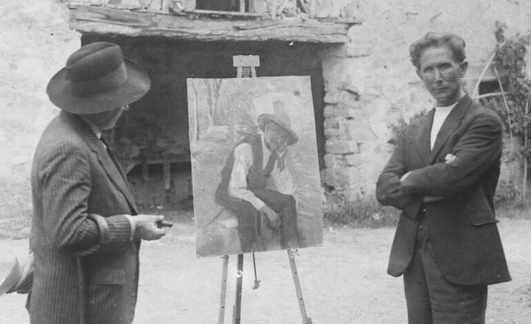 «El dentista», la pintura premiada de Manuel Medina, vuelve a Gijón