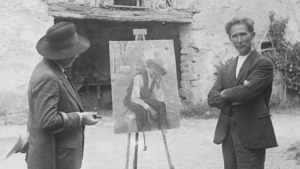 «El dentista», la pintura premiada de Manuel Medina, vuelve a Gijón