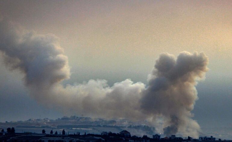Israel lanza una ola de ataques contra objetivos de Hizbulá en el sur del Líbano
