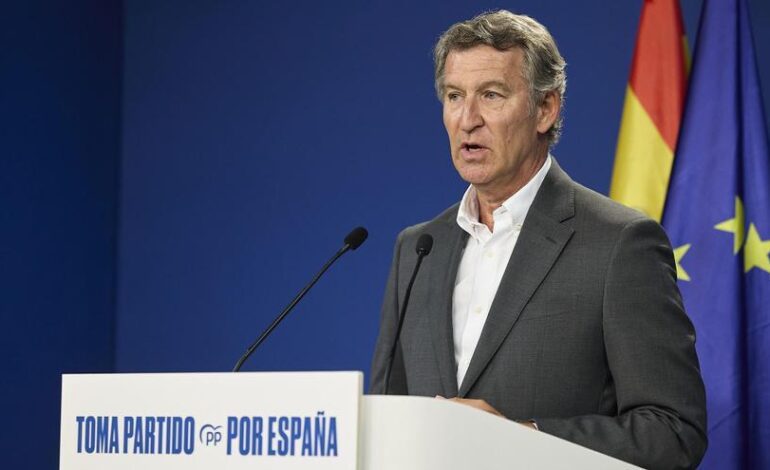 FEIJÓO MAZÓN DIMISÓN LECCIÓN | Feijóo reivindica a Mazón como víctima de una “cacería” y afirma que le ha dado “una lección” a Sánchez