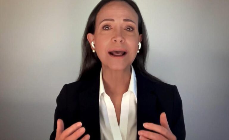 Corina Machado| La líder de la oposición lanza su «Manifiesto de la libertad» para una futura Venezuela